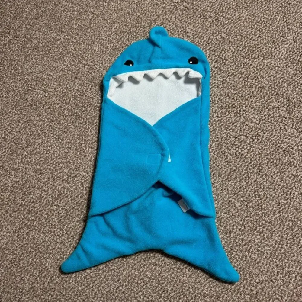 BlueMello Baby Shark Fleece Wearable Blanket Wrap Toy Costume